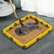 thumbnail image 5 of Cama de verano para mascotas, tapete de mimbre tejido, nido de verano, resistente a las mordeduras, para perros y gatos, almohadilla de hielo, antideslizante y a prueba de humedad., 5 of 5