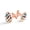 Color 4, variant on Men's Classic Stainless Steel, Sailboat Anchor Compass Pattern Cufflinks Business Wedding Shirts, Rose Gold