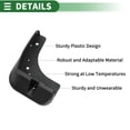 thumbnail image 4 of Guardabarros Splash Mud Flaps para Lexus ES 2018-2023 con accesorios de montaje, 4 of 6