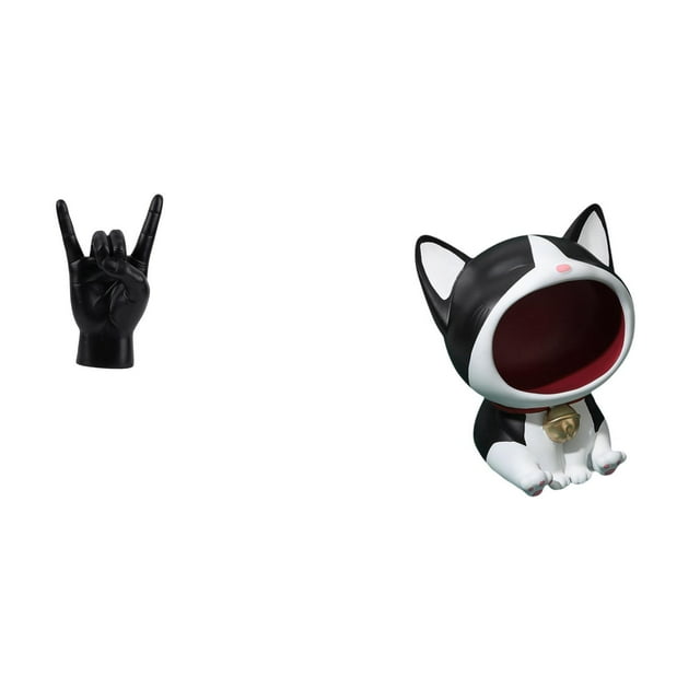 Escultura De Gato Con Gesto De Roca, Figura Creativa Hecha A Mano Para Apartamento, Dormitorio, Restaurante, Mesa, Centro De Mesa, Escritorio, Sala De Estar, Decoración, Adorno