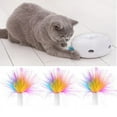 thumbnail image 2 of 3 Pcs Cat Teaser Toys Replacements Interactive Cat Feather Toy Refills Electric Flutter Rotating Feather Replacements, 2 of 11