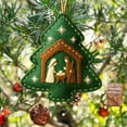 thumbnail image 3 of Dserfhy Handmade Felt Christmas Tree Ornament Us 250th Anniversary Felt Ornament Embroidery Xmas Tree Decoration, 3 of 8