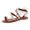 Brown, variant on Vedolay Casual Sandals Wedge Sandals For Women Summer Closed Toe Ankle Strap Hollow Out Walking Single Shoes,Black 8