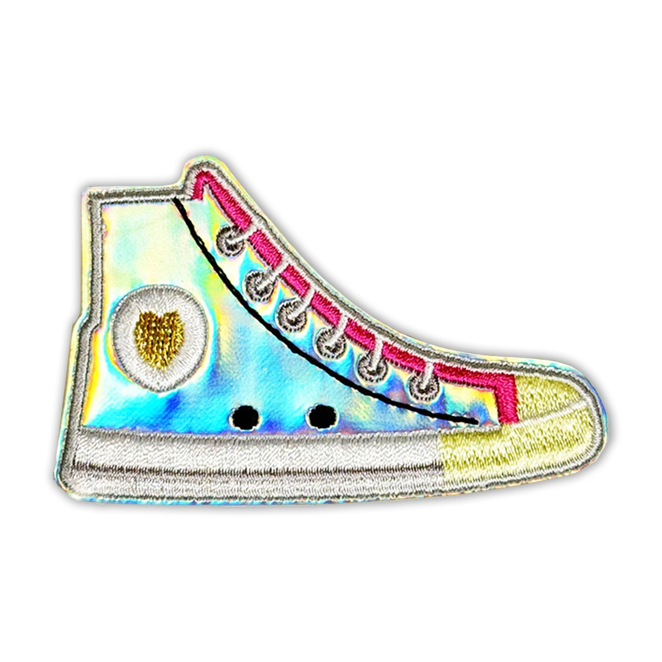 Patch thermocollant pour baskets LA VOGUE — 11,4 × 8,9 cm (4,5 × 3,5 po), 1 pièce