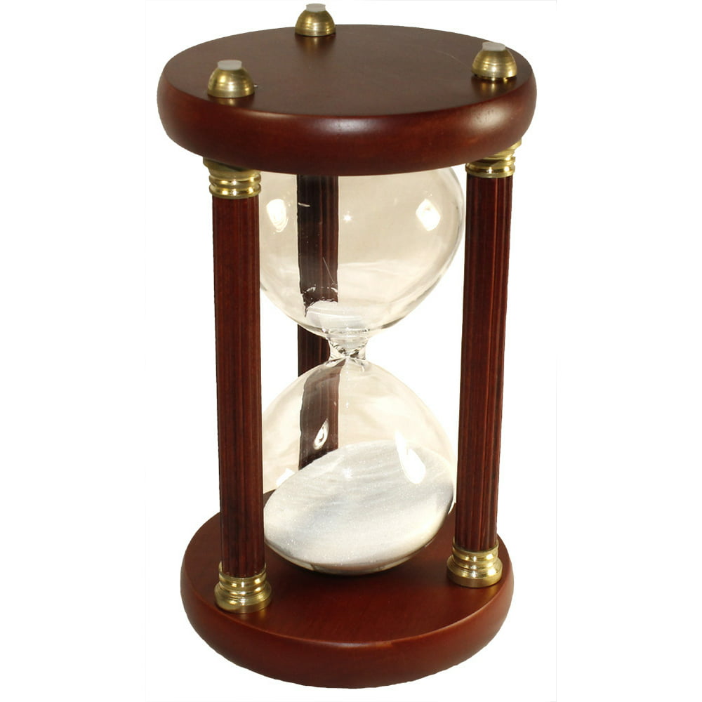 30 Minute Hourglass Wood Frame Sand Timer Victorian