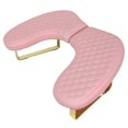 thumbnail image 2 of TOOYFUL U Shape Nail Arm Rest Manicure Hand Rest Nail Art Accessory Non Slip Hand Nail Hand Rest Stand for Desk Salons Pink, 2 of 10