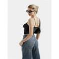thumbnail image 3 of Women’s Sexy Square Neck Tank Top Spaghetti Strap Trendy Going out Basic Cami Shirt, 3 of 7