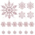 thumbnail image 4 of 36Pcs Glitter Craft Snowflakes Christmas Snowflake Decorations for Winter Christmas Tree, 4 of 7