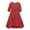 d-Wine, variant on Otqutp Kids Formal Casual Dresses Toddler Baby Girls Spring Summer Solid Ruffle Short Sleeve Princess Dress Performance Dress Holiday Outfits(b-Green,9-10 Years)