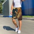 thumbnail image 6 of Naloa Leopard Reading Tarot Cards Men's Short Pajama Pants, Pj Shorts, Lounge Comfort Shorts-Small, 6 of 6