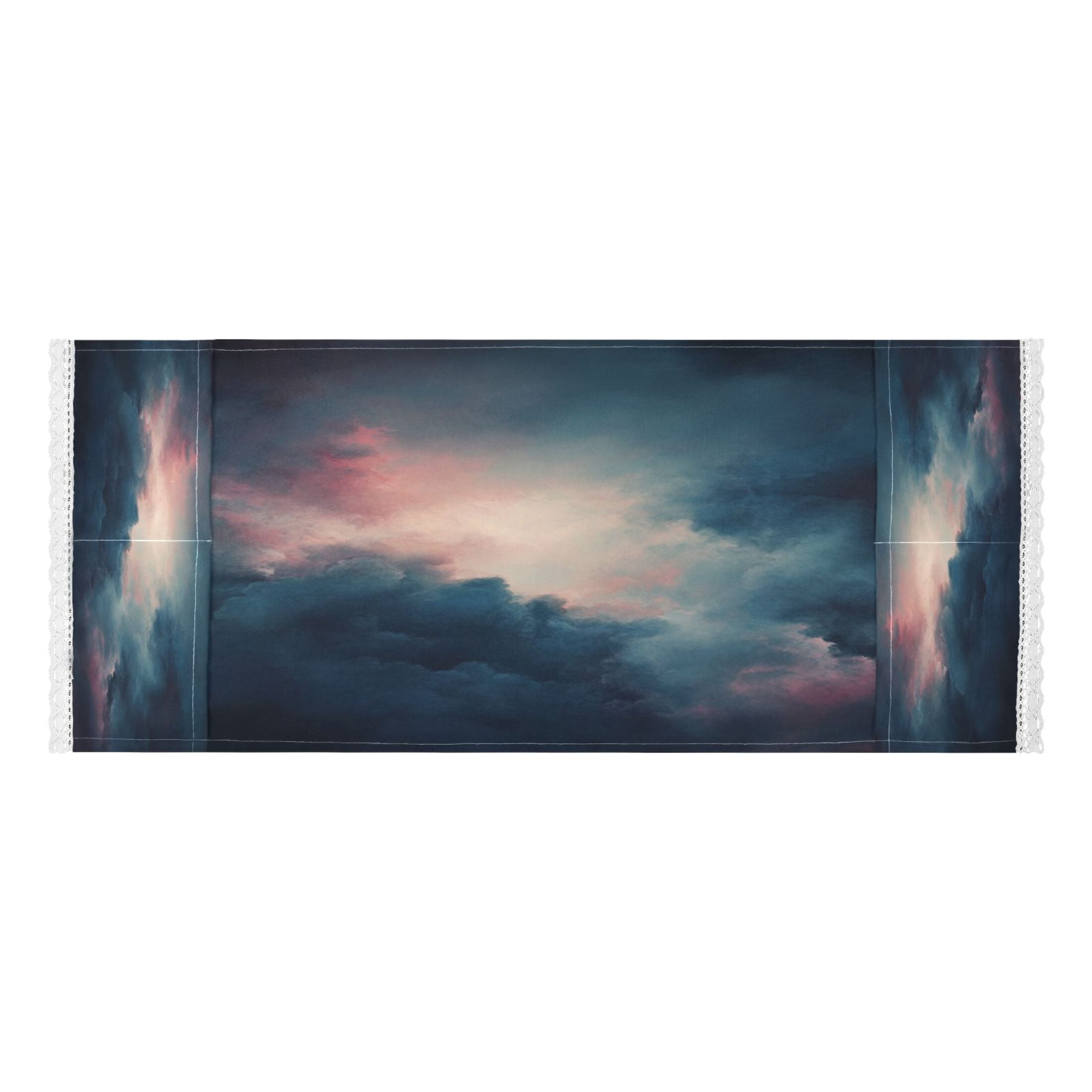 Clouds Dense SkyWasher and Dryer Covers Dust-Proof and Oil Resistant Fridge Cover with 4 Storage Pockets Washing Machine Top Cover for Laundry Kitchen Home 51.2 x 22 In