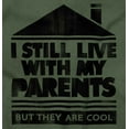 thumbnail image 2 of Live With Parents Slacker Funny Men's Graphic T Shirt Tees Brisco Brands L, 2 of 5