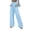Light Blue womens pant, variant on Dianli Linen Pants Women Solid High Waist Long Wide Leg Pants Loose Casual Comfy Soft Women's Loose Wide Leg Pants Cotton Linen Trousers Straight Pants Casual Pants