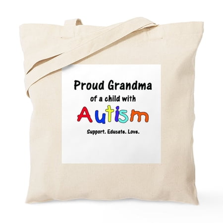 CafePress - Grandma Autism Tote Bag - Unisex Canvas Tote Bag Beige 1-Piece