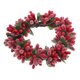 thumbnail image 2 of ColoMX Vela de Navidad Anillo Coronas de velas Guirnalda de velas con bayas rojas artificiales Corona de Navidad Portavelas para decoración de fiesta de cena de mesa de boda de Navidad, 2 of 7