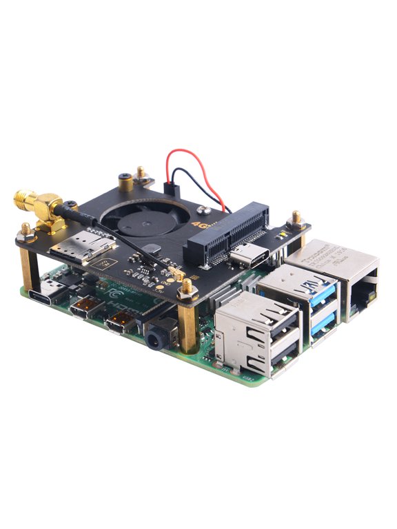 RPi 4G / 3G Hat for Raspberry Pi Zero/Zero W/Zero WH,Jetson Nano,Supports SMS, MMS, Mail, TCP