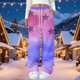 thumbnail image 1 of Puyaiuu Womens Flannel Pajama Pant with Drawstring - Winter Warm Buffalo Plaid Pajama Pant - Soft Fleece Pjs Bottom Casual Elastic Waist Lounge Pants Soft Sleep Bottoms Gift, 1 of 5