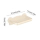thumbnail image 3 of Soporte para papel higiénico montado en la pared con estantería para teléfono - Soporte adhesivo sin taladrar - Estante de plástico beige o gris para baño, 3 of 6