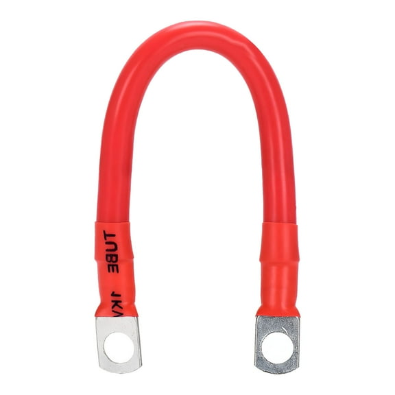 GJX Battery Cables, Battery Wire Cable, Inverter Cables with Terminals 2 AWG Gauge, Black Red Battery Connector, Power Inverter Cables for Auto Motorcycle Boats Marine Car