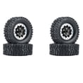 thumbnail image 1 of Juego de 4 Llantas de Cubo de Rueda de Metal Beadlock y NeumáTicos de Goma para C14 C24 B14 B24 B36 MN D90 MN99S Piezas de ActualizacióN de Coche RC, 2, 1 of 9