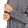thumbnail image 6 of Mens UPF 50+ Fishing PFG Shirts Sun Protection Long Sleeve Fishing Shirts for Hiking Running Cycling, 6 of 7