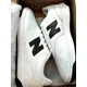 thumbnail image 1 of New Balance Shoes Men's Size 10 Leather White & Black Low Top Sneaker Shoes, 1 of 5