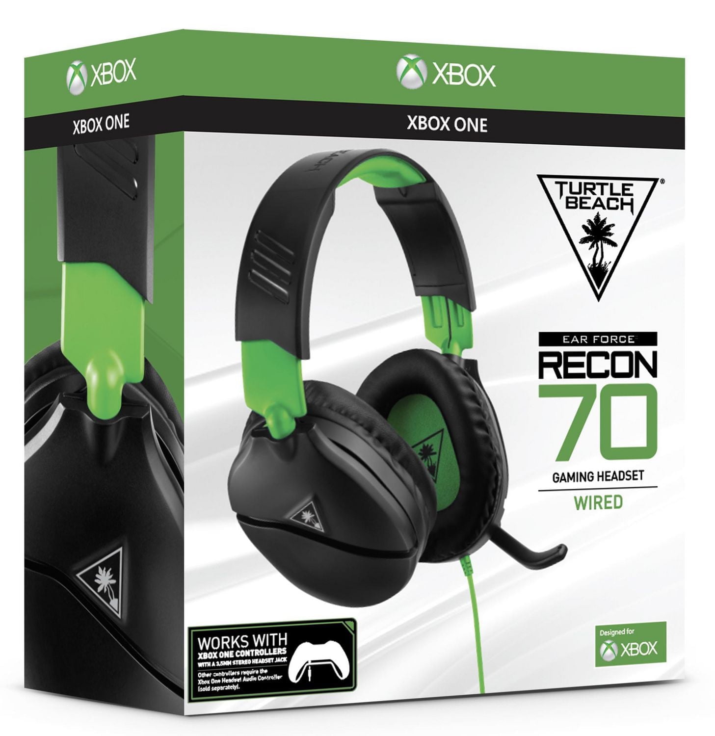Turtle Beach® Recon 70 Gaming Headset for Xbox One and Xbox Series X|S – Black, Xbox One