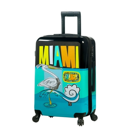 UPC 812836026877 product image for Mia Toro ITALY  Lebo Destination USA 24-inch Fashion Hardside Spinner Suitcase | upcitemdb.com