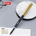 thumbnail image 2 of Flair Inky Series Gold Fountain Pen with 5 Jumbo Cartridges, Blue Ink, 1 Count, 2 of 4