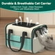 thumbnail image 2 of Bolsa Plegable para Transportar Gatos, Duradera, con Lado Blando, con Ventana, Bolsillos, Correa para el Hombro, Bolsa de Viaje para Mascotas Espaciosa para Gatos, Cachorros, Camping, Aerolínea Al Aire Libre Aprobada, 2 of 11
