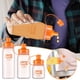 thumbnail image 1 of Set de 3 botellas de aceite de plástico - dispensador de miel y kétchup de 180 ml, 300 ml, 400 ml con tapa impermeable para cocina, barbacoa y restaurante, 1 of 2