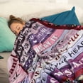 thumbnail image 4 of Gifts for Wife from Husband, to My Wife Blanket, Wedding Anniversary Romantic Gifts for Her, Presents for Wife, Female Birthday Gifts Ideas, Christmas Valentine's Day Bed Blanket (150 x 200 CM), 4 of 6