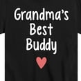 thumbnail image 3 of Instant Message - Grandma Heart Best Buddy - Toddler & Youth Short Sleeve Graphic T-Shirt, 3 of 6