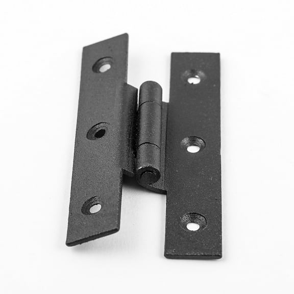 Wrought Iron Cabinet Hinge H Style  3.1/2" H w/ Offset Pack of 20