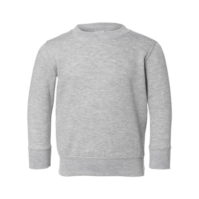 Rabbit Skins Toddler Boy Girl Fleece Long Sleeve Pullover Sweatshirt, 2T