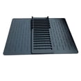 thumbnail image 1 of Dish Rack Over Sink Dish Drainer Rack Draining Rack Dish Drying Rack Cutlery Drainer Bowl Draining Mat Silicone for Kitchens, 1 of 5