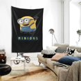 thumbnail image 2 of Tapiz de Minions, tapiz grande para colgar en la pared, para sala de estar, dormitorio, póster, fondo de decoración del hogar para niños, niñas y adultos, 60 x 40 pulgadas, 2 of 8
