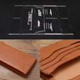 thumbnail image 3 of AMLESO 4 Pieces Acrylic Template for Business Long Wallet Leather Craft Pattern Stencil, 3 of 8