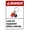 Warning Sign 5, variant on Loading And Unloading Zone Metal Tin Sign - 8"x12", Industrial/Commercial Decor for Warehouses, Business Entrances