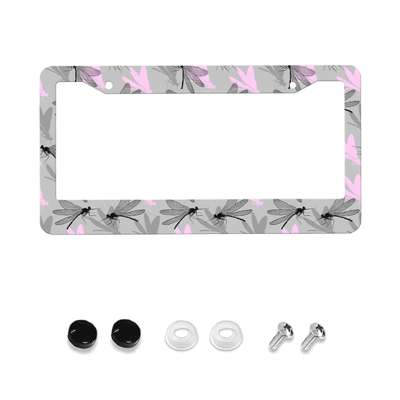 Colorado Women Flyfishers License Plate Prame Aluminium Rust-Proof Auto Parts License Plate Decorative Screws Fit Standard 2 Holes 1 U.S. License Plate, 12.2x 6.3 Inch
