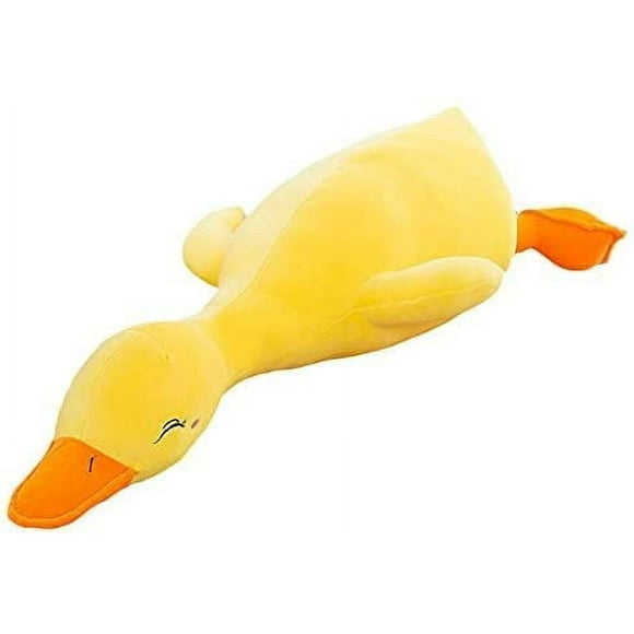 Goose Stuffed Animal Cute Duck Plush Toy Soft Goose Plushie Hugging Pillow Gift for Kids and Friends (yellow 65cm Birthday Gifts Christmas gift for Friends Kids Adult