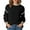 Black, variant on Fiaer Crew Neck Sweater for Women Trendy Baggy Knitted Pullover Long Sleeve Casual Thermal Warm Comfort Color Blocking Tops White XL