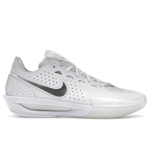 Nike Men's Air Zoom GT Cut 3 TB White Metallic Silver Shoes, from StockX