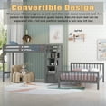 Bellemave TwinOverFull Bunk Beds with Stairs, Loft & Platform Bed, No