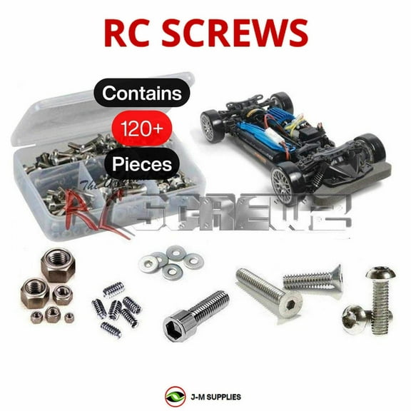 RCScrewZ Stainless Steel Screw Kit tam179 for Tamiya TT-02D 1/10th #58584 RC Car | SET