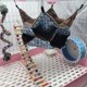 thumbnail image 1 of Hamaca Pequeña para Mascotas ACTIVE Cama Triple Azul 30 x 30 cm, 1 of 5