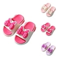 thumbnail image 4 of ZACPNCV Toddler Girl Sandals Kids Summer Dress Shoes Open Toe Flats Princess Sandals for School Beach Party Yellow 12-18 Months, 4 of 5