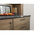 thumbnail image 3 of Amerock Cyprus 5-1/16 inch (128mm) Center-to-Center Black Bronze Cabinet or Furniture Pull, 25 Pack, 3 of 6