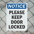 thumbnail image 5 of (2 Pack) Please Keep Door Locked OSHA Notice Sign 18 Inch X 24 Inch Indoor / Outdoor Rust-Free Aluminum Metal Signs for Workplace, Workshop, and Construction Site, Made in the USA, 5 of 8