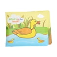 thumbnail image 1 of Libro de baño con contenido rico, colores inspiradores, sonido seguro, no tóxico, libre de BPA, espuma EVA, estimula la imaginación, libro de bañera, pato nadando, 1 of 14